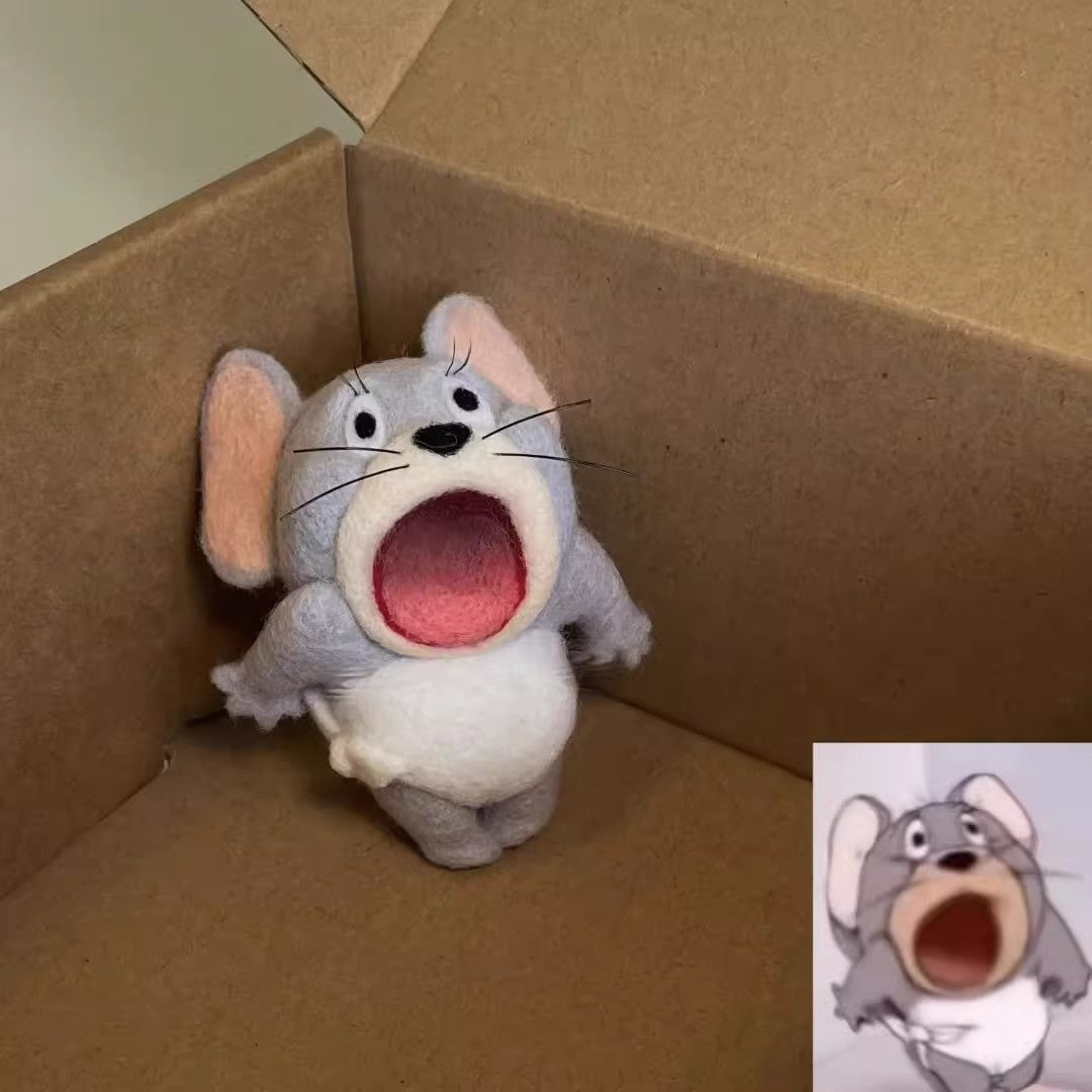 scared mouse doll