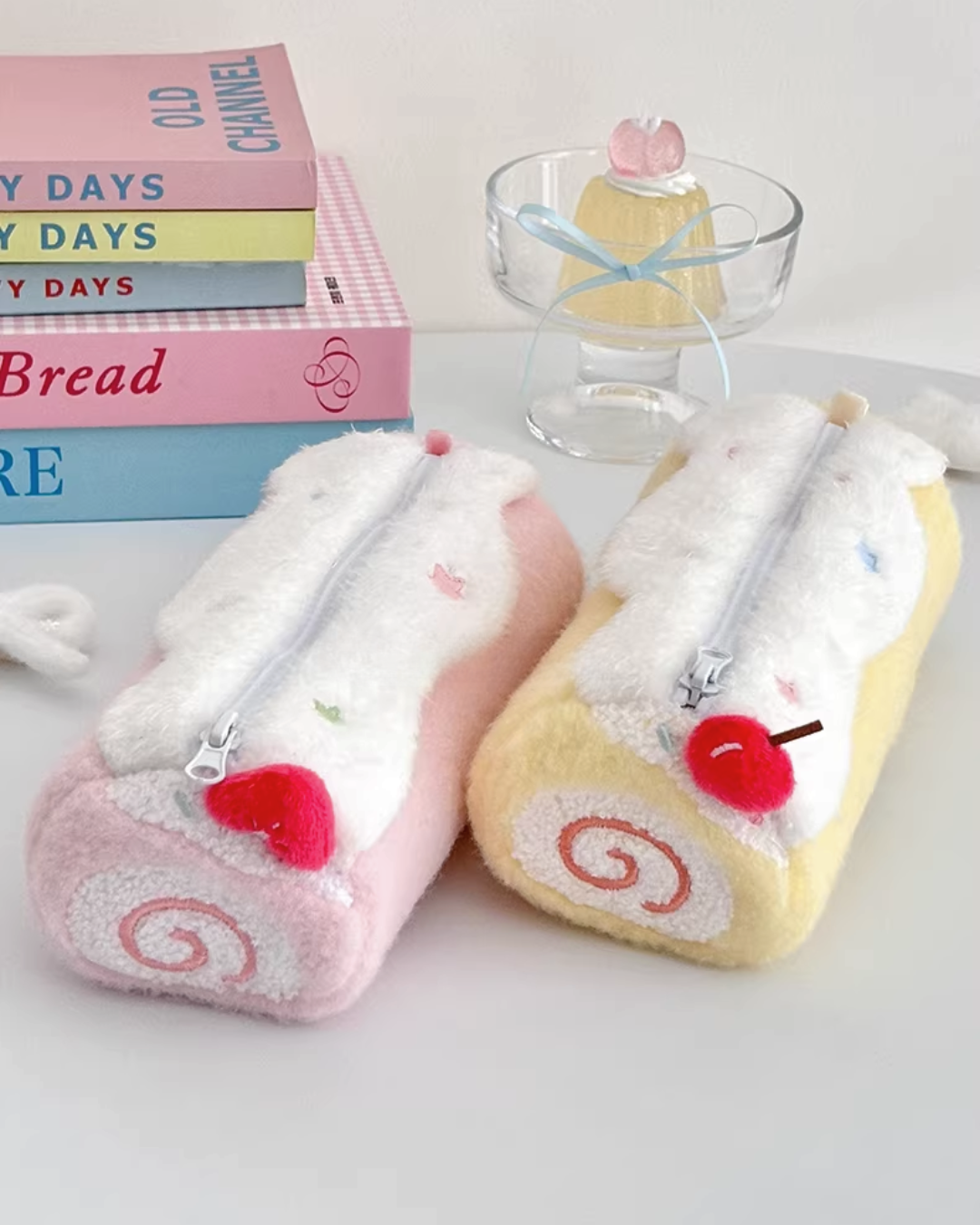 swiss roll plush pencil case π°β¨