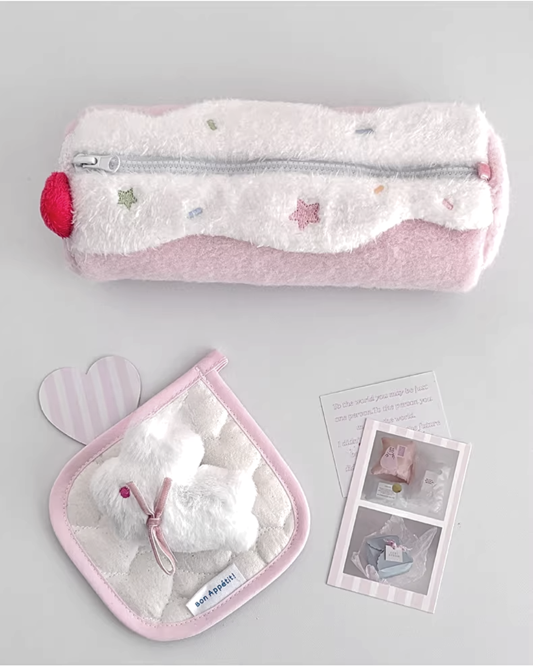 swiss roll plush pencil case π°β¨