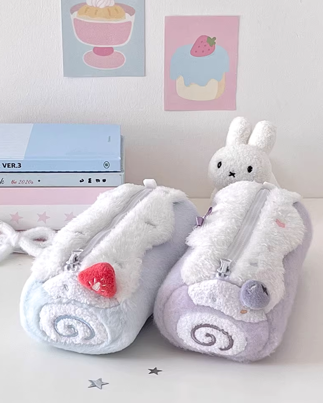 swiss roll plush pencil case π°β¨