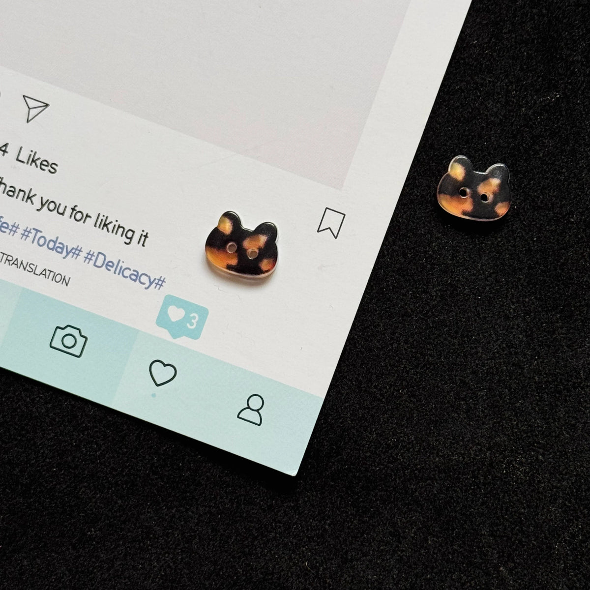 cat buttons 🐾