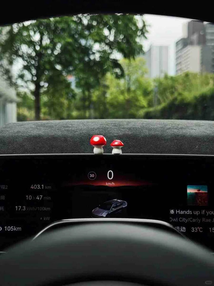 mini mushroom ornament