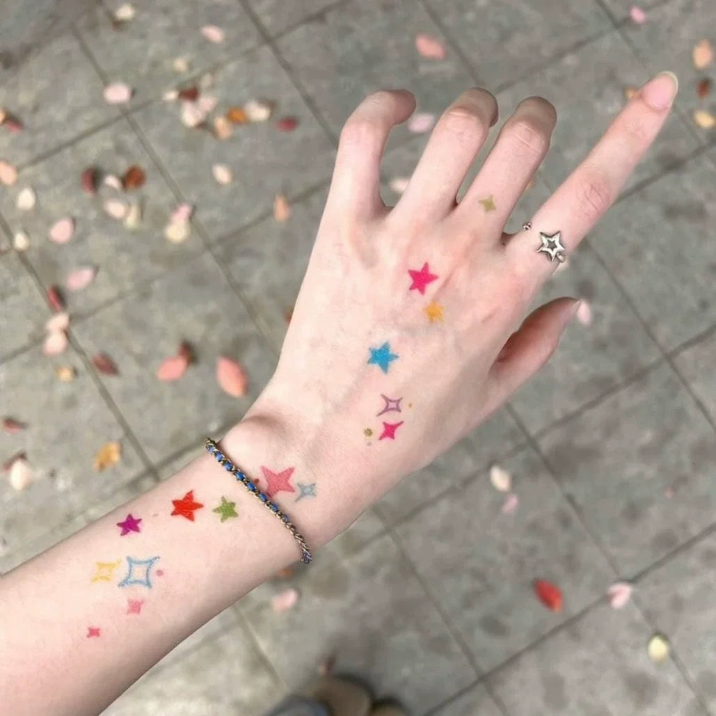 star tattoo stickers