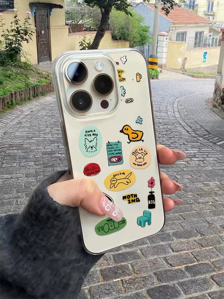 little cartoon sticker