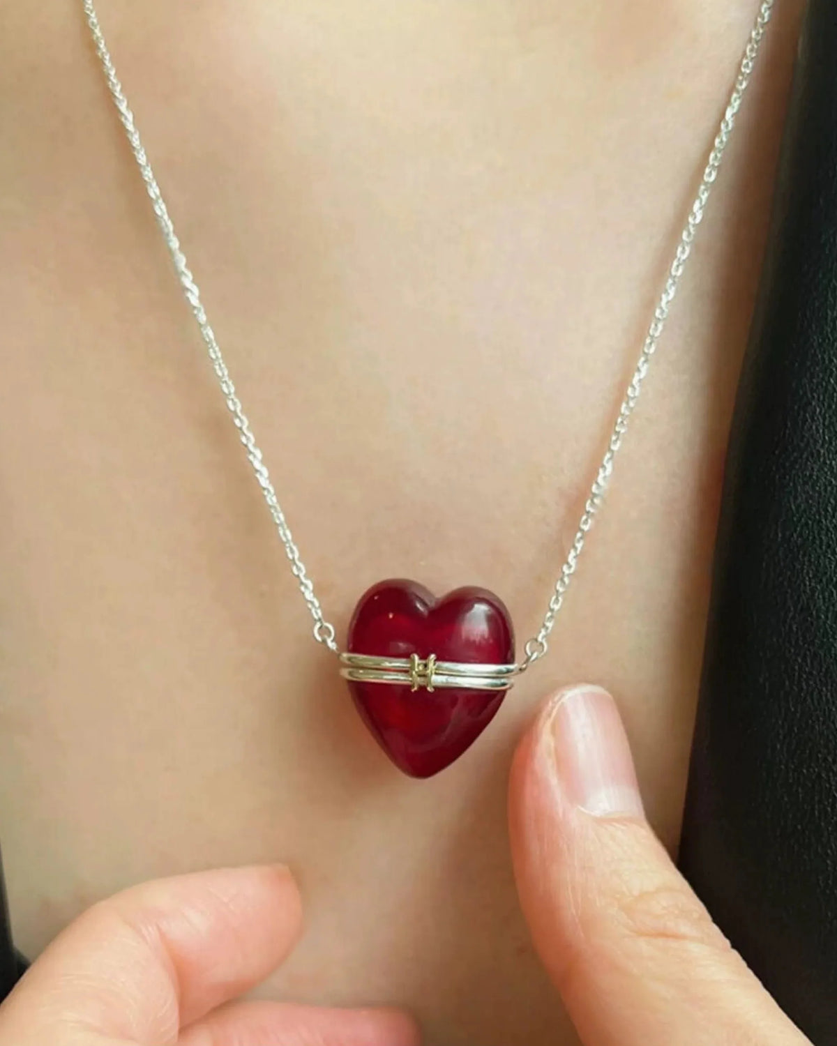 heart locket necklace