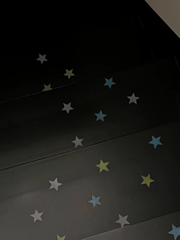 luminous star wall stickers