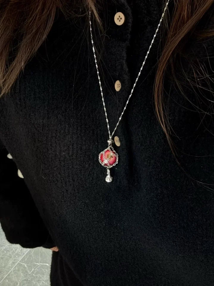 forbidden apple necklace πβ¨
