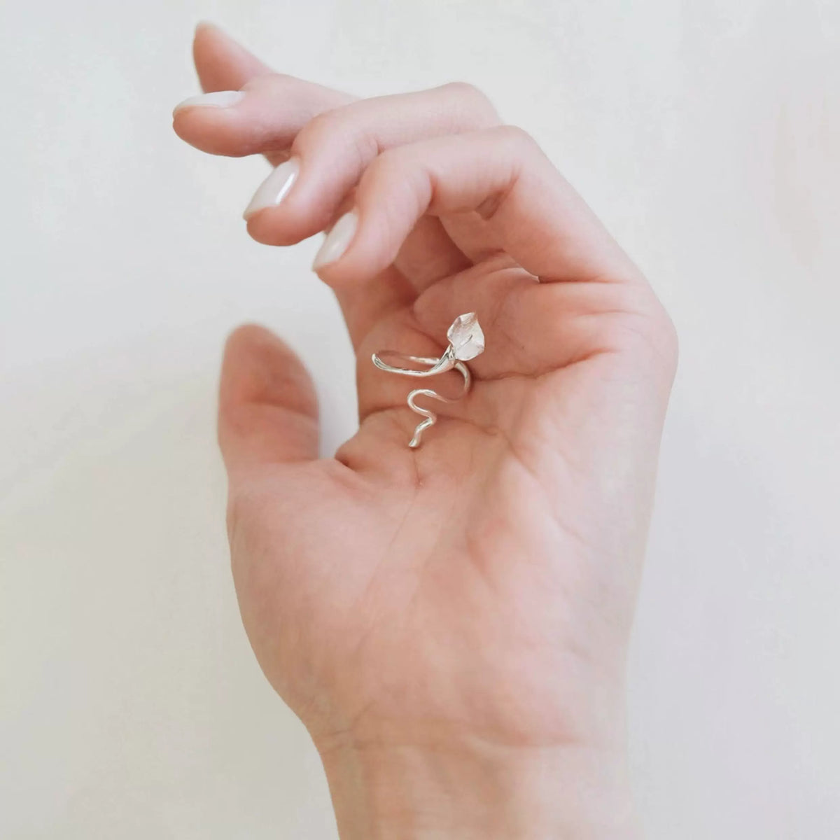 calla lily ring