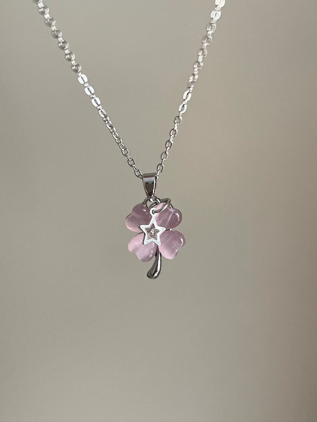 lucky clover necklace π