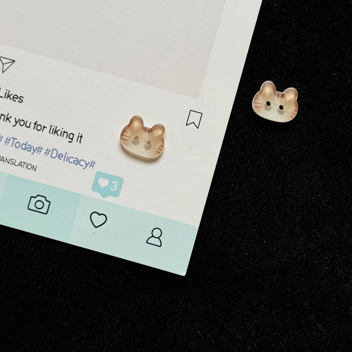 cat buttons 🐾