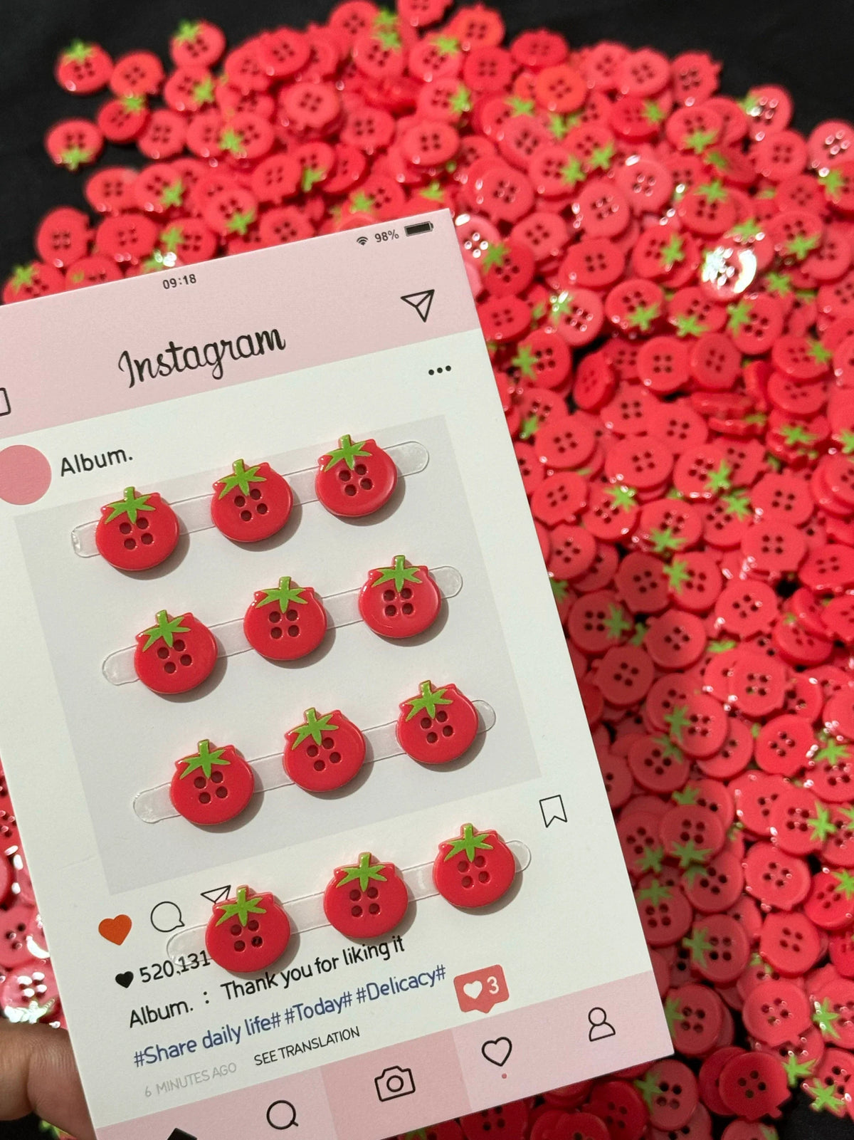 tomato buttons