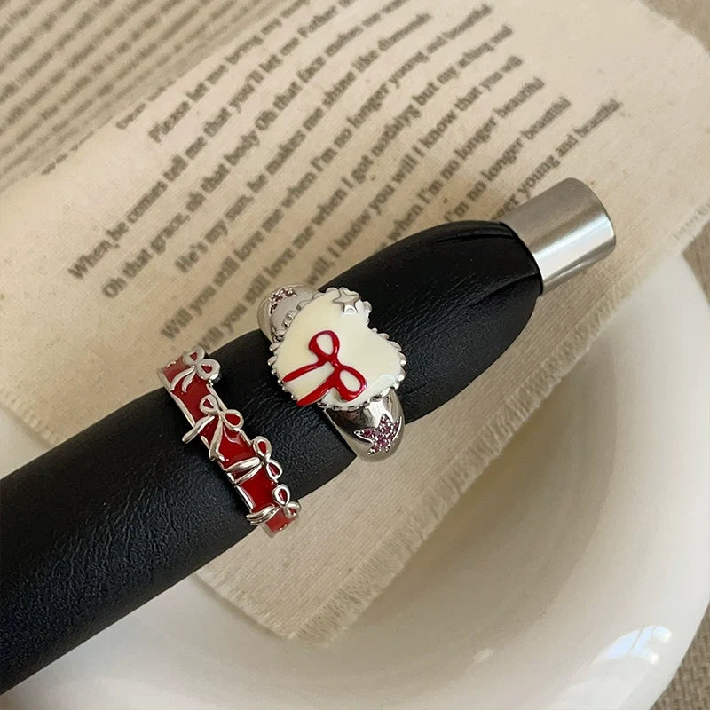 loving ribbon rings