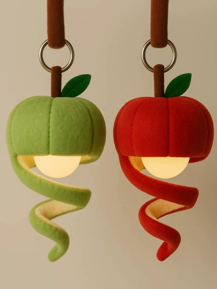 peeled apple hanging lamp