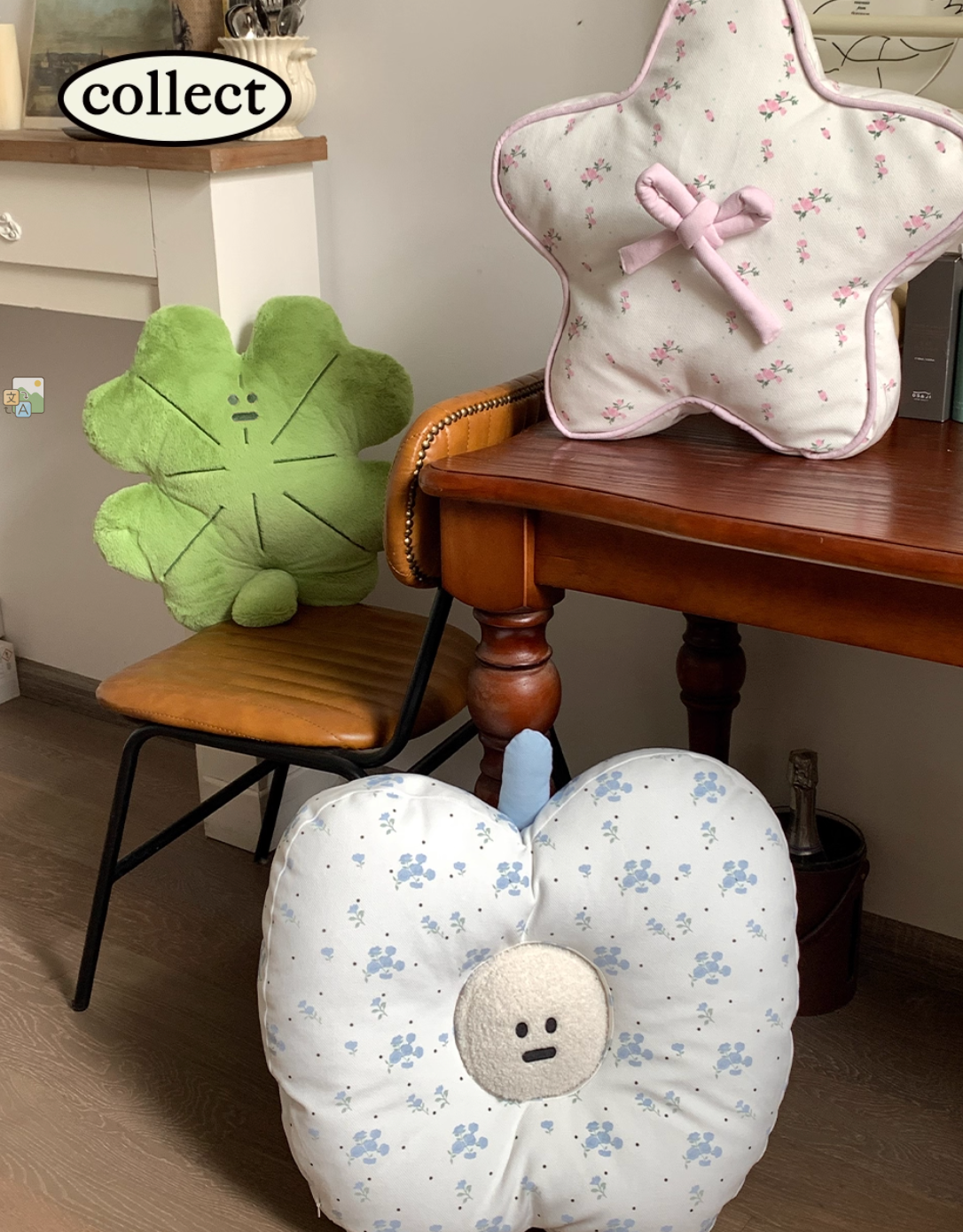 lucky charm cushion
