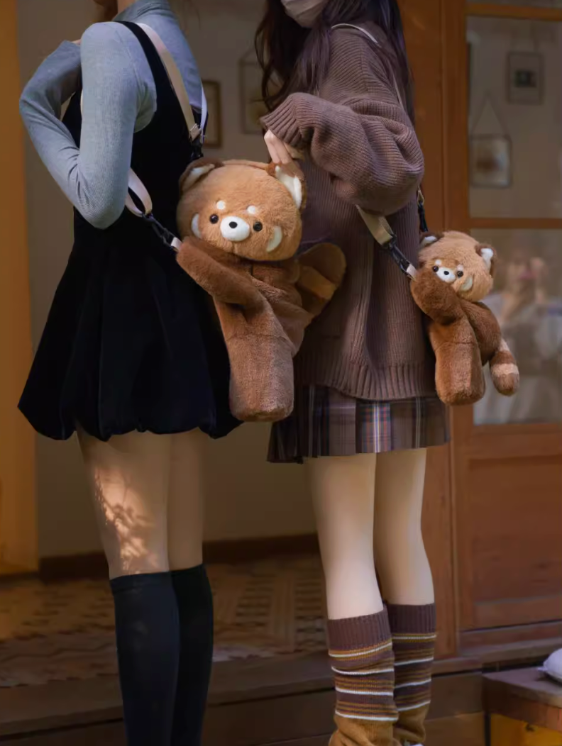 teddy bear cuddles bag