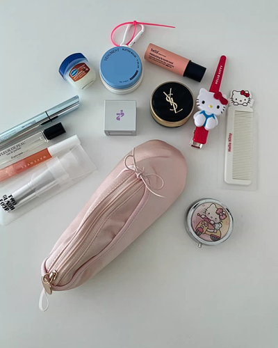 ballerina shoe pencil case / pouch