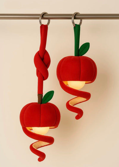 peeled apple hanging lamp