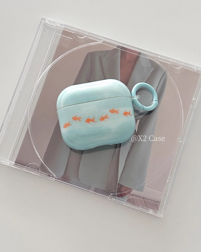 swim goldfish airpods case