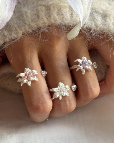 lily flower ring