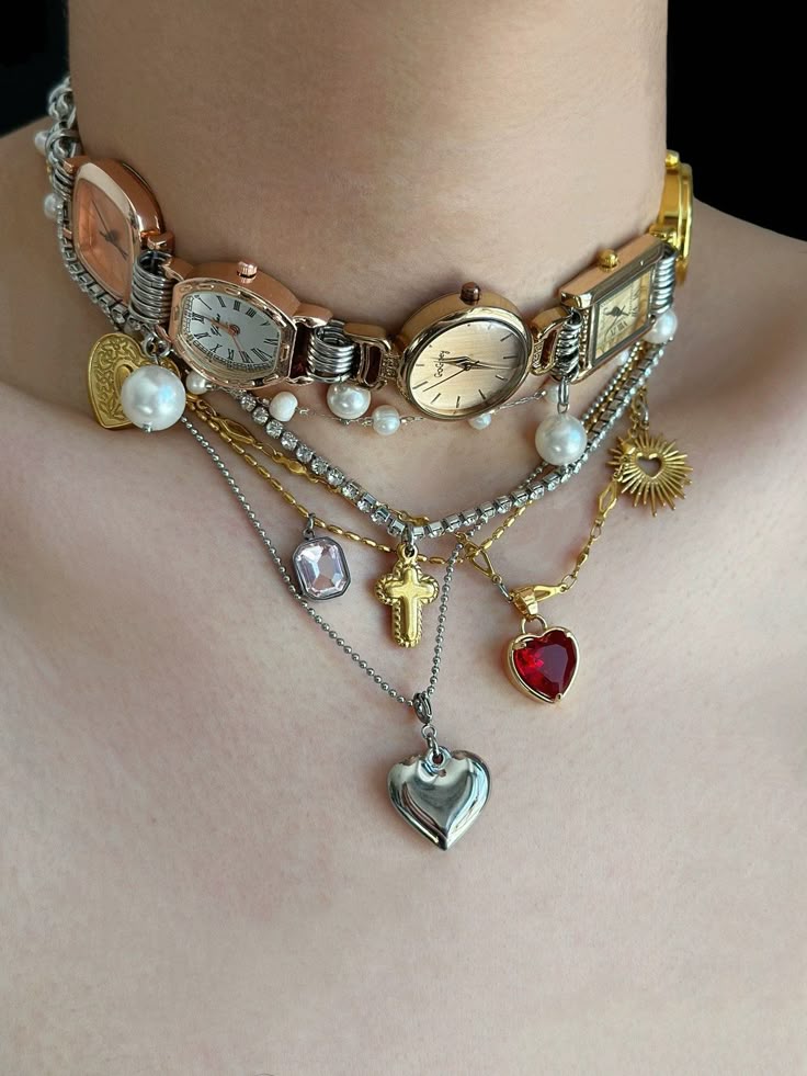 analog watch chocker