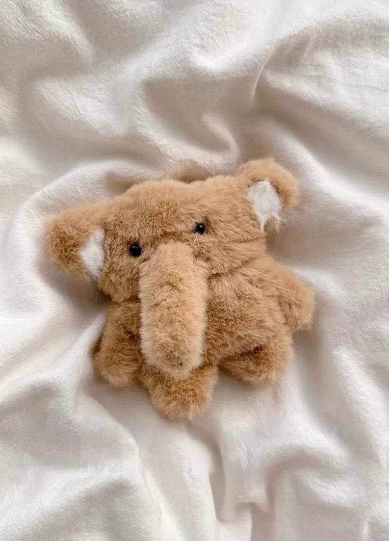 plush elephant airpods case