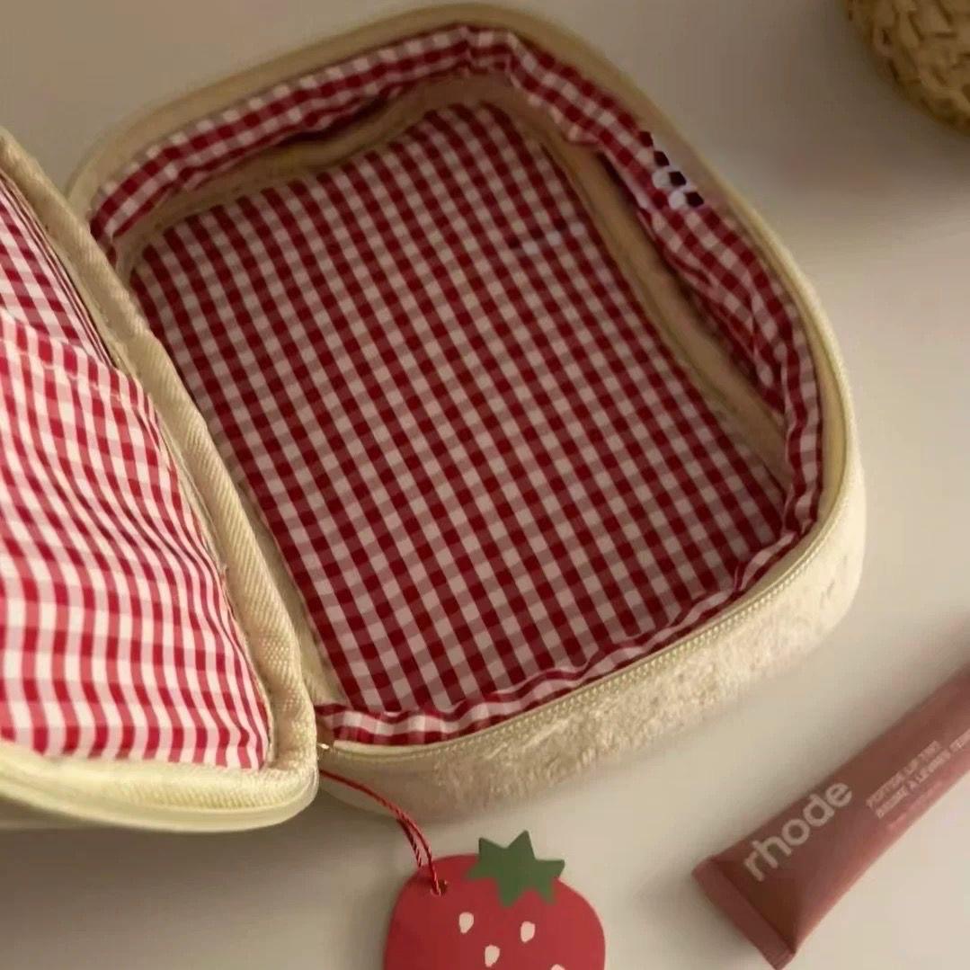 strawberry sando pouch bag
