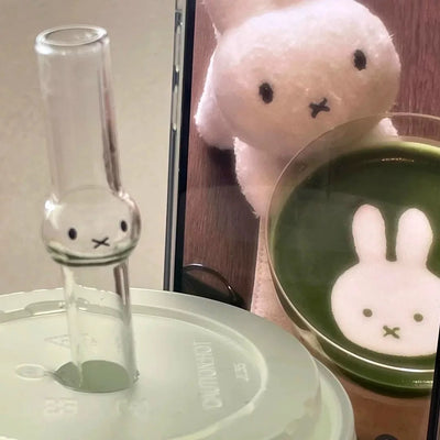 miffy glass straw
