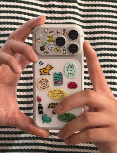 little cartoon sticker
