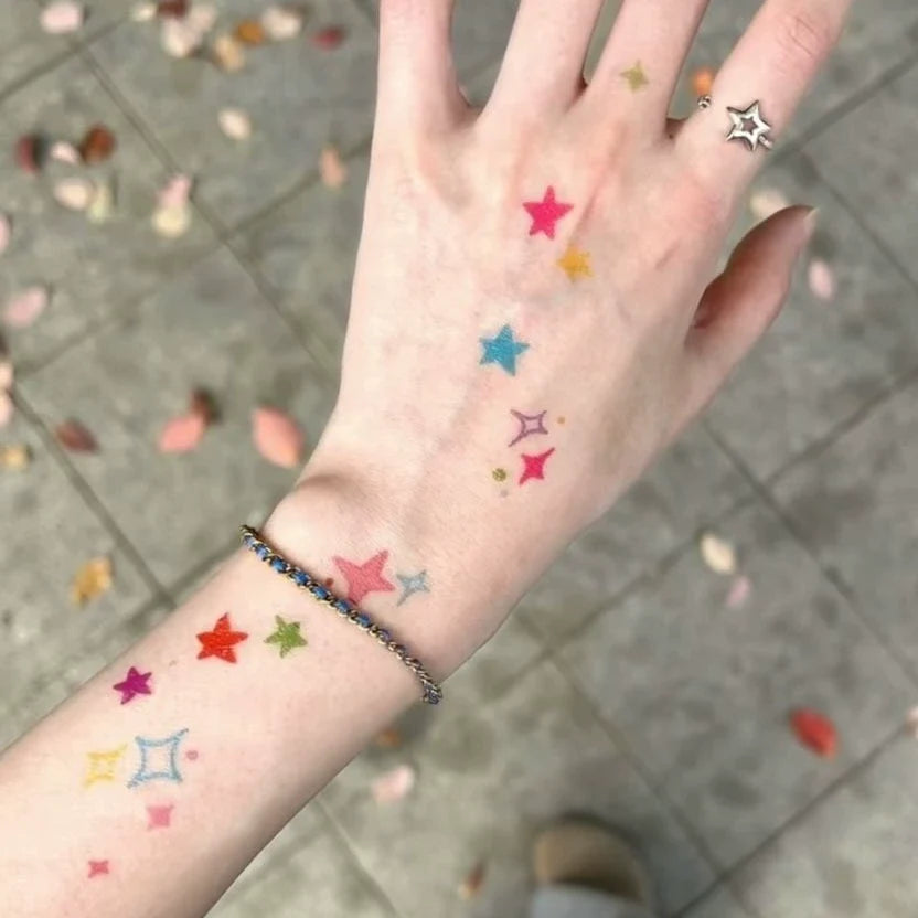 star tattoo stickers