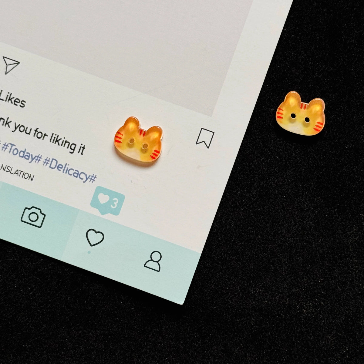 cat buttons 🐾