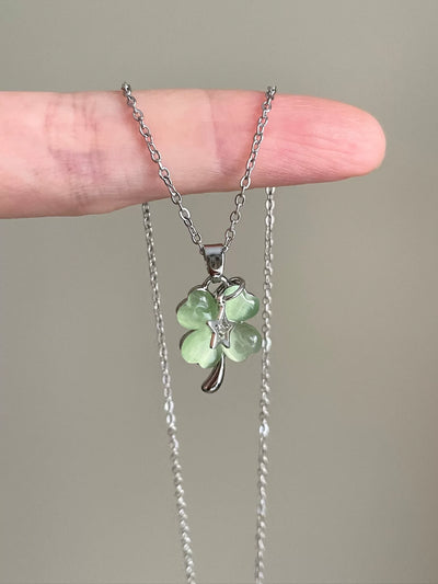 lucky clover necklace 🍀