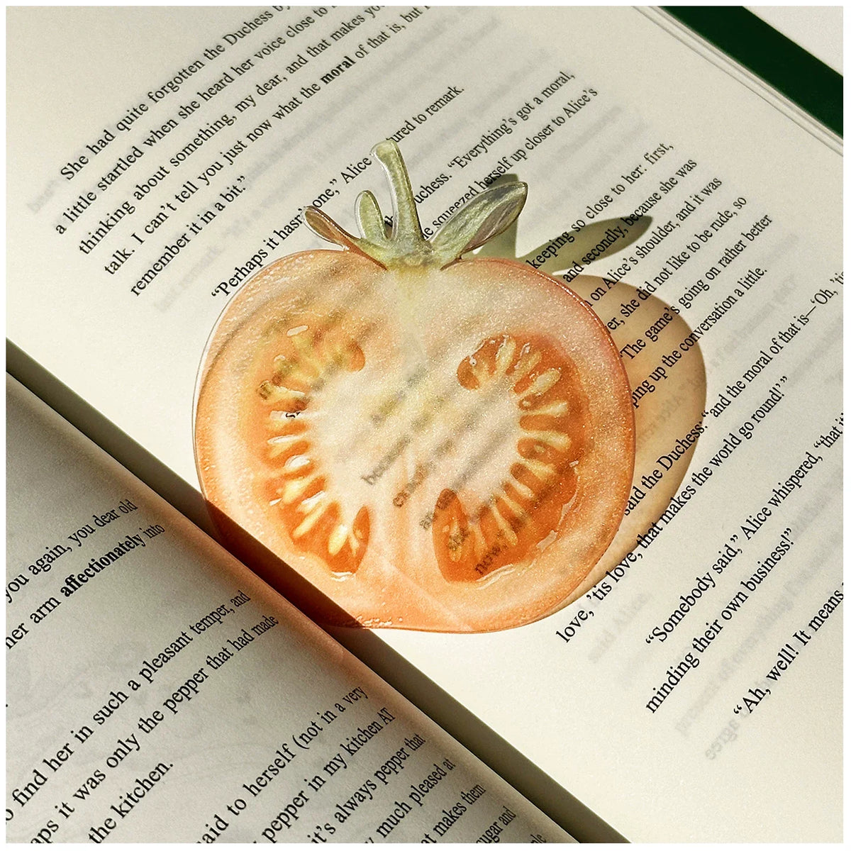 fruit acrylic bookmarks