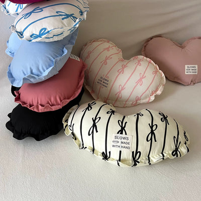 heart coquette pillows