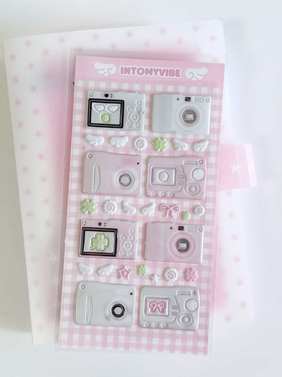 embossed bubble stickers