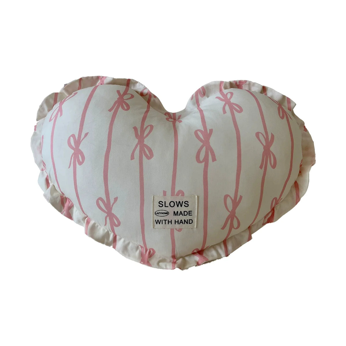heart coquette pillows
