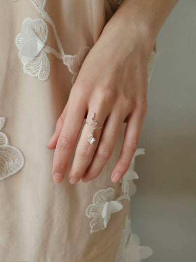 calla lily ring
