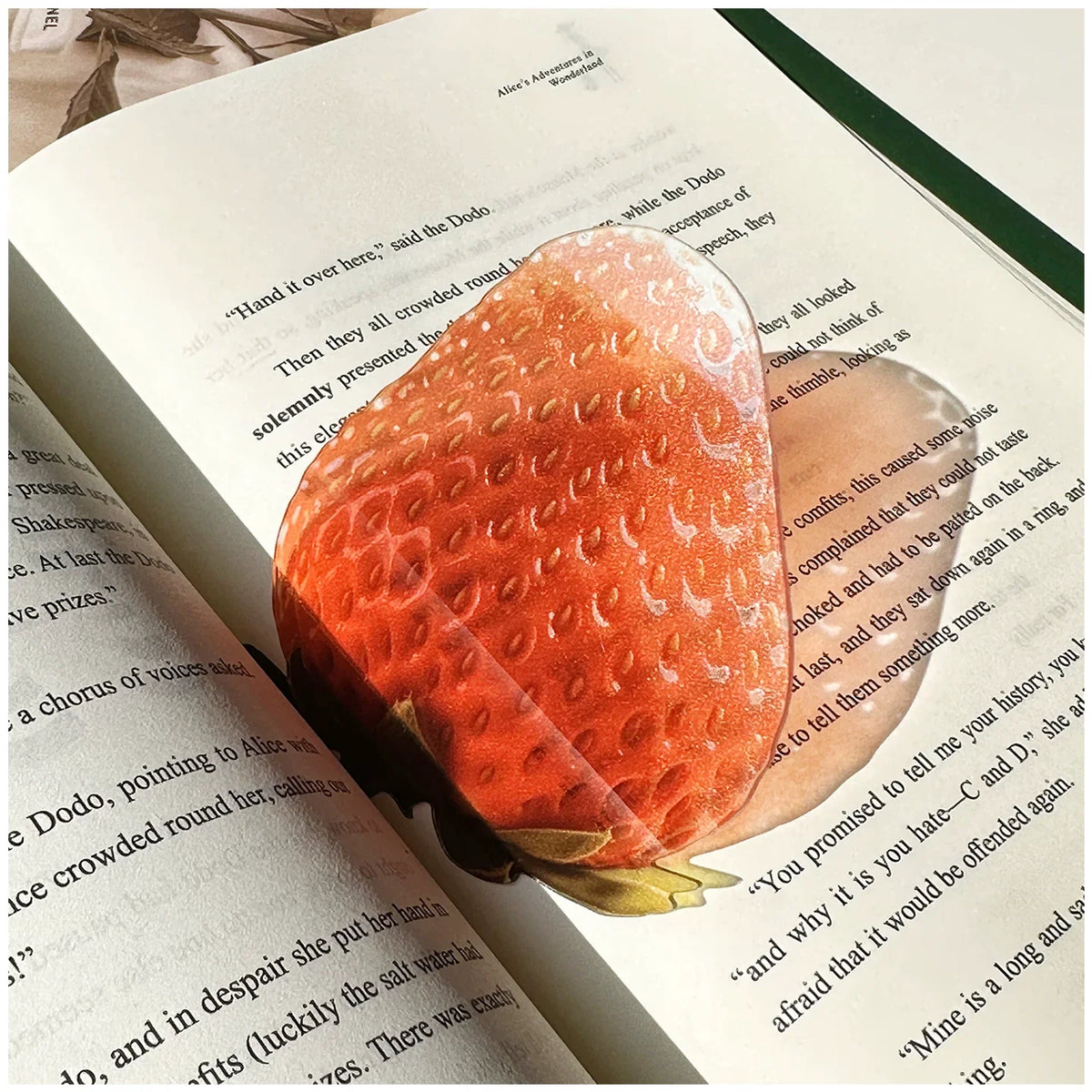 fruit acrylic bookmarks