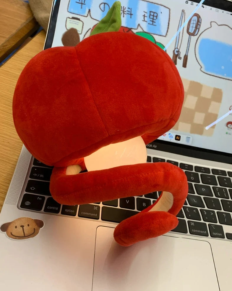 peeled apple hanging lamp