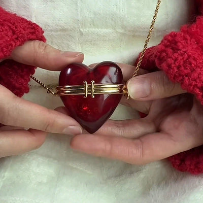 heart locket necklace
