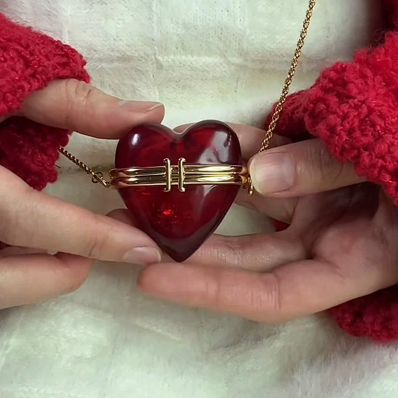 heart locket necklace