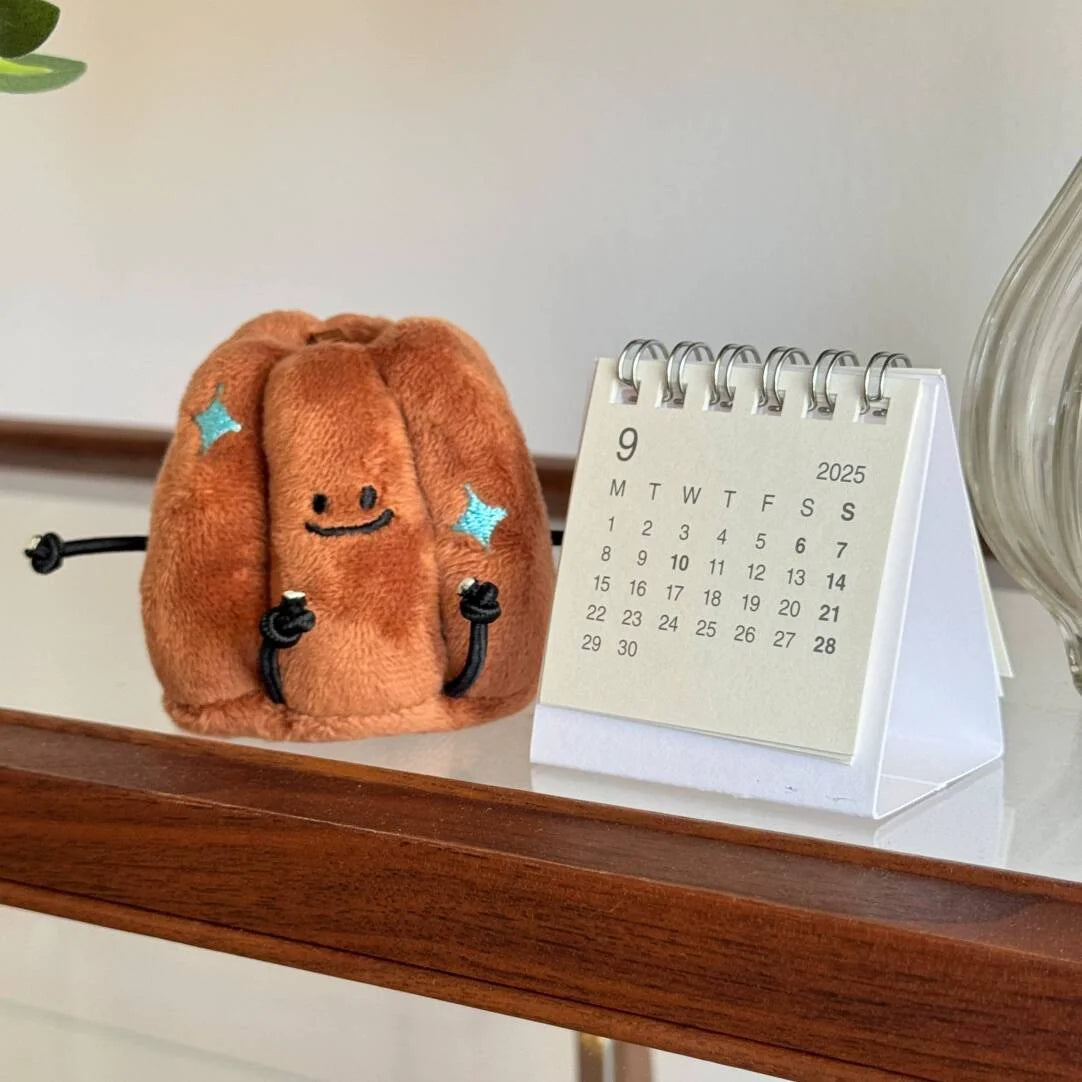 canelé plush keychain