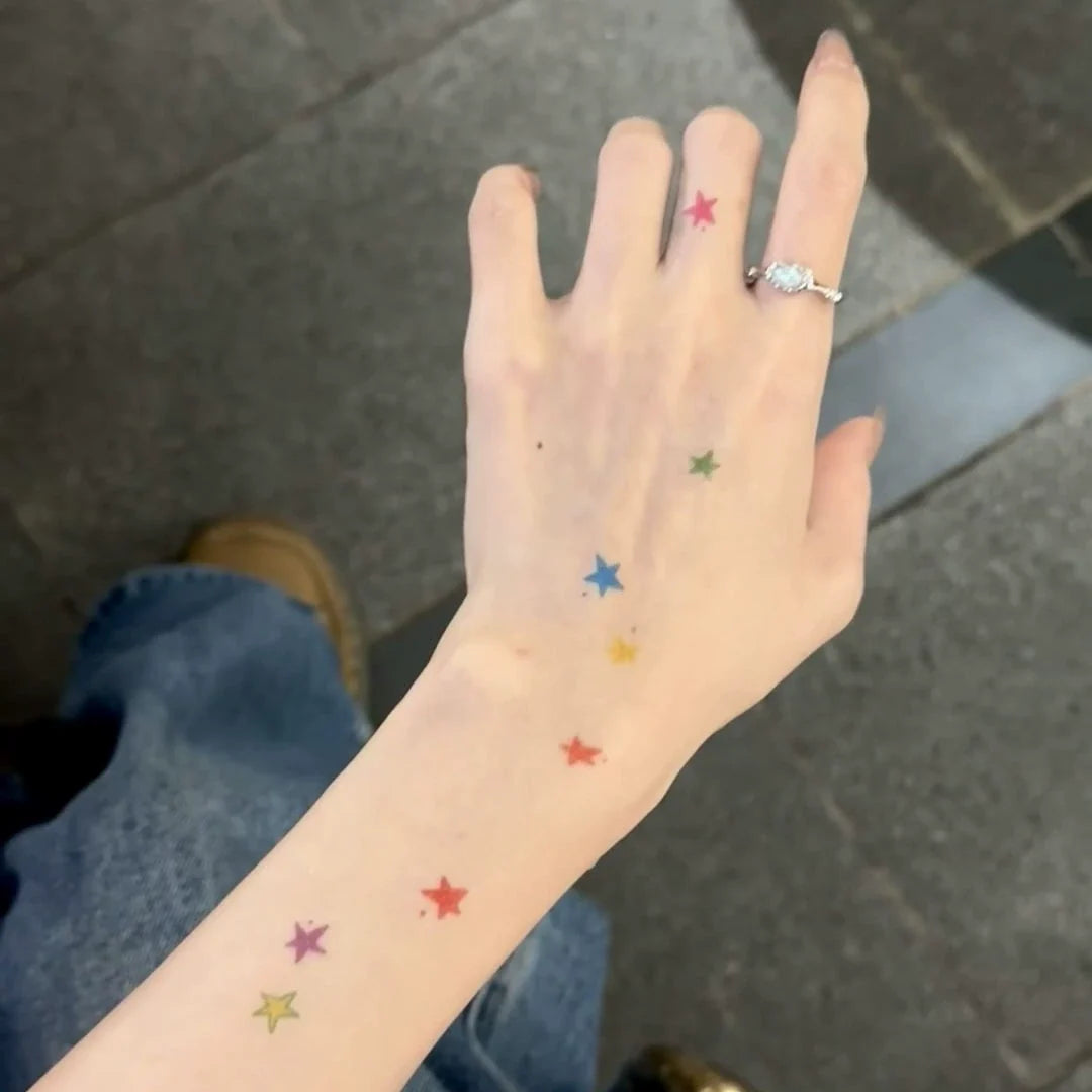 star tattoo stickers