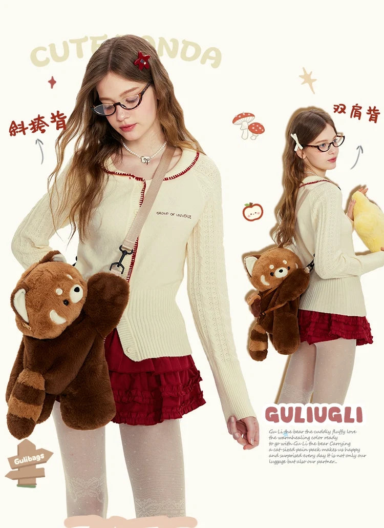 teddy bear cuddles bag