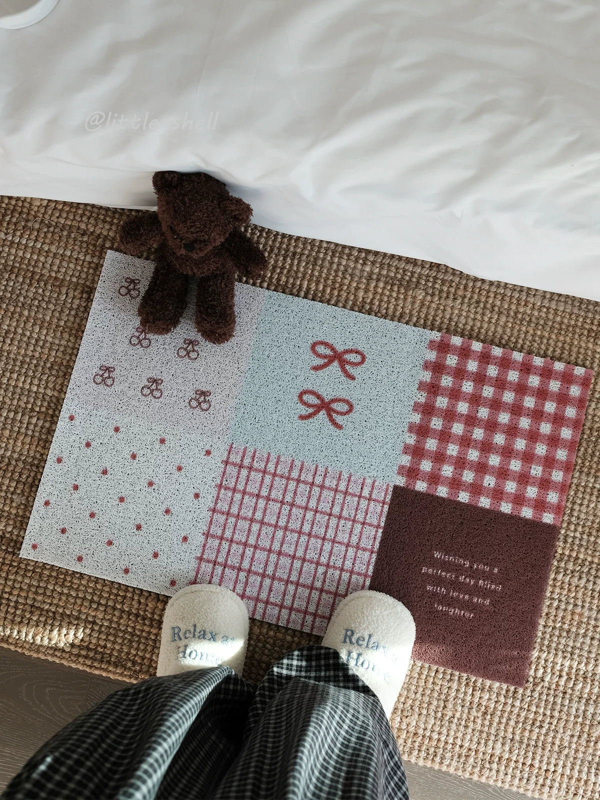 cute pattern doormat