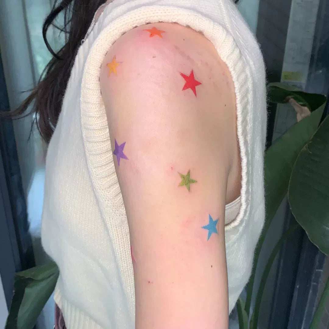 star tattoo stickers