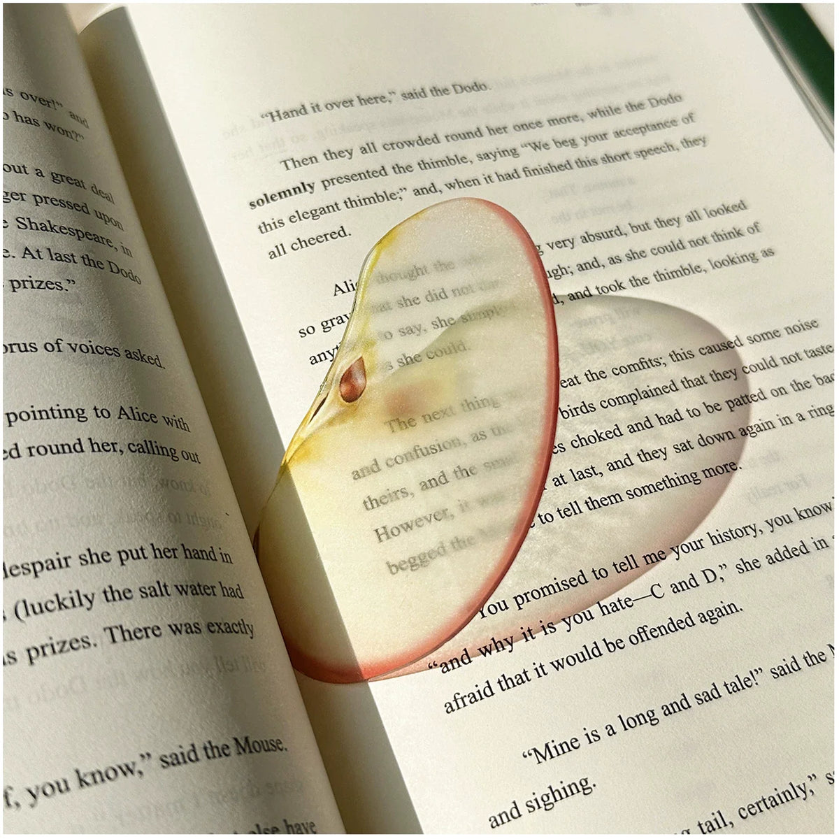 fruit acrylic bookmarks