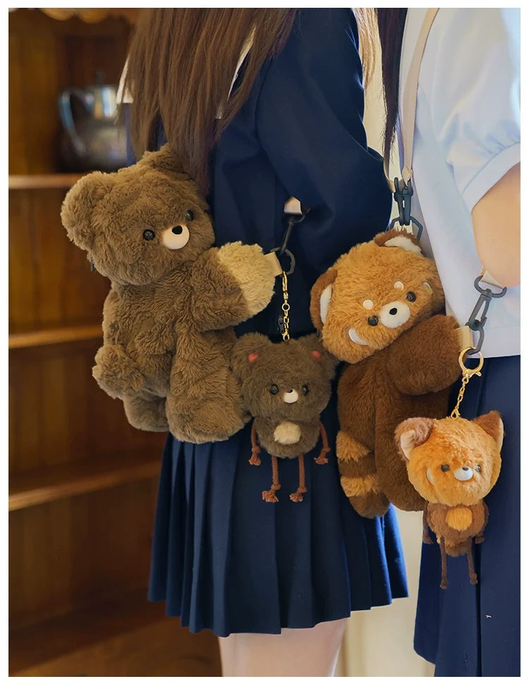 teddy bear cuddles bag