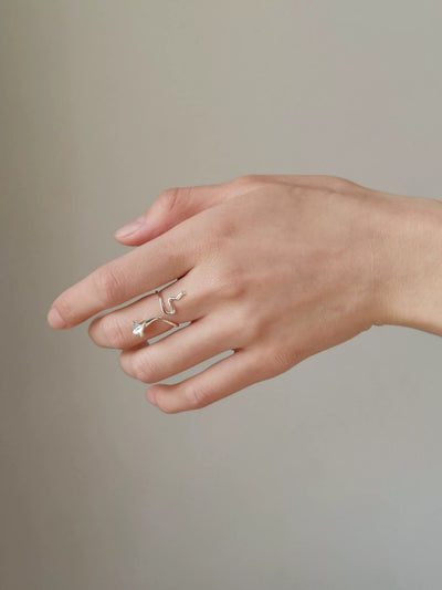 calla lily ring