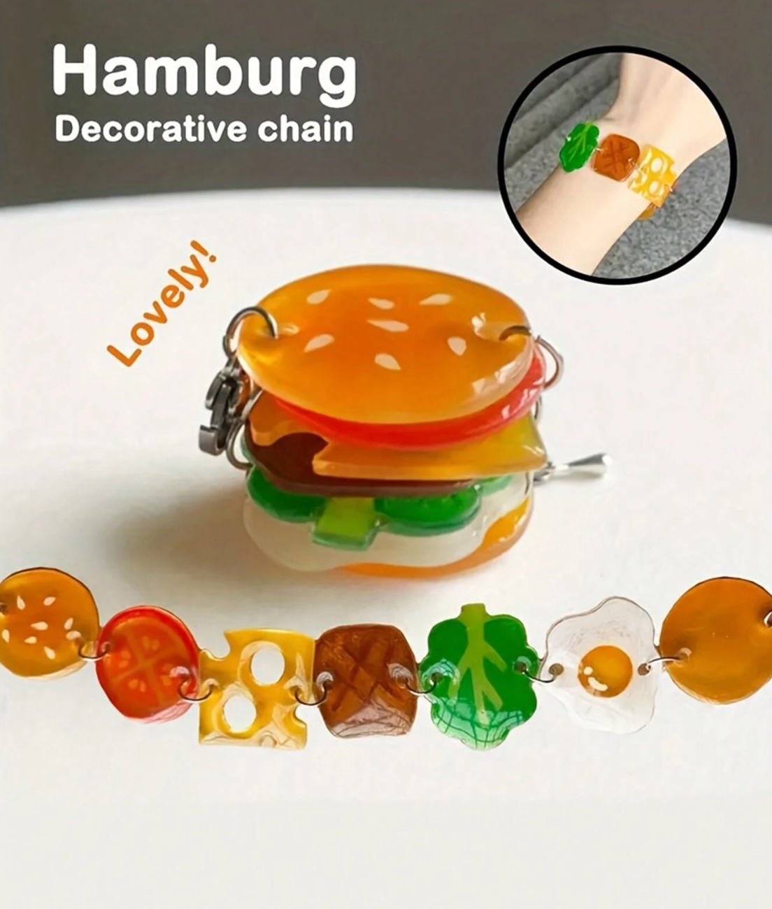 burger bracelet